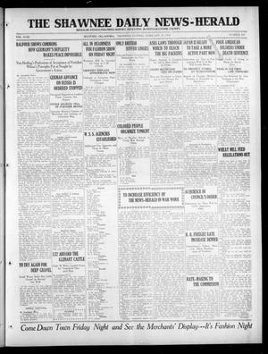 The Shawnee Daily News-Herald (Shawnee, Okla.), Vol. 23, No. 269, Ed. 1 Thursday, February 28, 1918