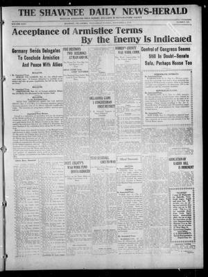 The Shawnee Daily News-Herald (Shawnee, Okla.), Vol. 24, No. 160, Ed. 1 Wednesday, November 6, 1918