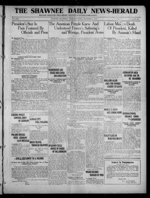Primary view of The Shawnee Daily News-Herald (Shawnee, Okla.), Vol. 24, No. 205, Ed. 1 Monday, December 16, 1918