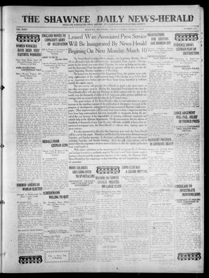 The Shawnee Daily News-Herald (Shawnee, Okla.), Vol. 24, No. 274, Ed. 1 Friday, March 7, 1919