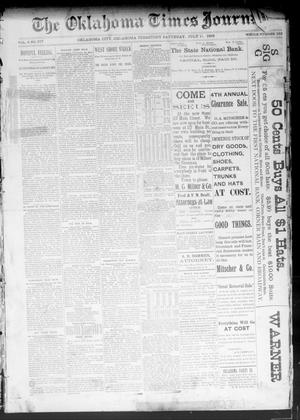 The Oklahoma Times Journal. (Oklahoma City, Okla. Terr.), Vol. 4, No. 317, Ed. 1 Saturday, July 15, 1893