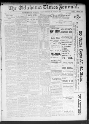The Oklahoma Times Journal. (Oklahoma City, Okla. Terr.), Vol. 5, No. 41, Ed. 1 Sunday, July 23, 1893