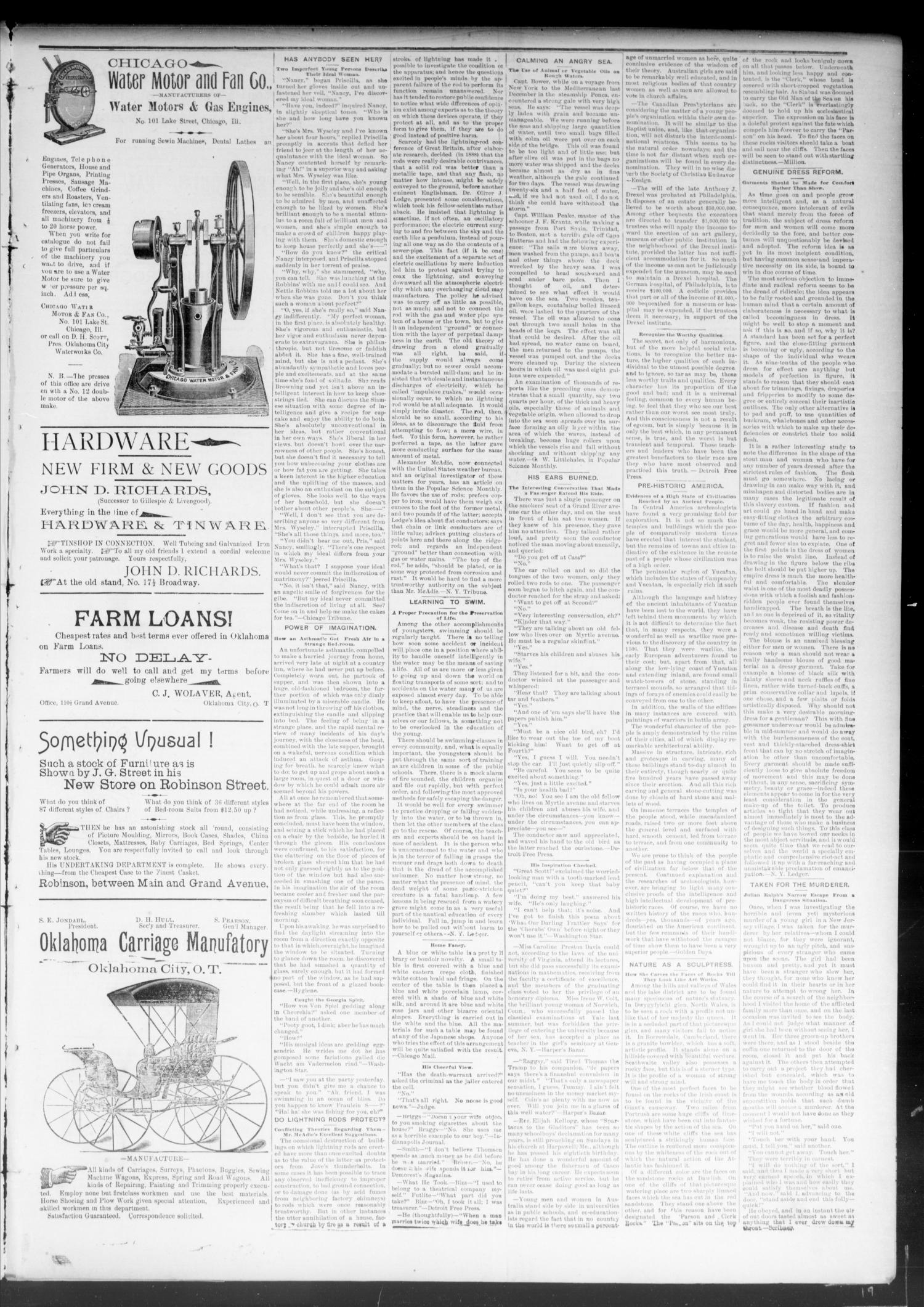 The Oklahoma Times Journal. (Oklahoma City, Okla. Terr.), Vol. 5, No. 93, Ed. 1 Friday, September 22, 1893
                                                
                                                    [Sequence #]: 3 of 4
                                                