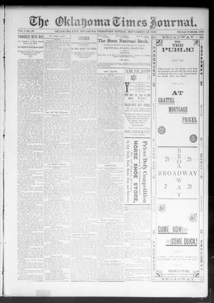 The Oklahoma Times Journal. (Oklahoma City, Okla. Terr.), Vol. 5, No. 95, Ed. 1 Sunday, September 24, 1893