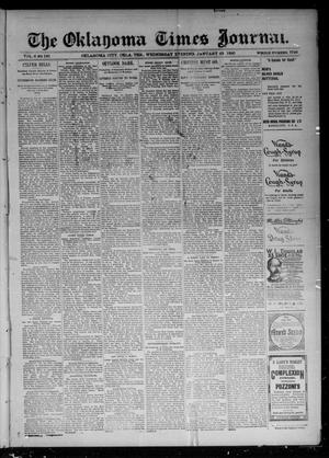 Primary view of object titled 'The Oklahoma Times Journal. (Oklahoma City, Okla. Terr.), Vol. 6, No. 184, Ed. 1 Wednesday, January 23, 1895'.