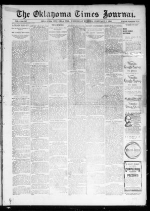 The Oklahoma Times Journal. (Oklahoma City, Okla. Terr.), Vol. 6, No. 196, Ed. 1 Wednesday, February 6, 1895