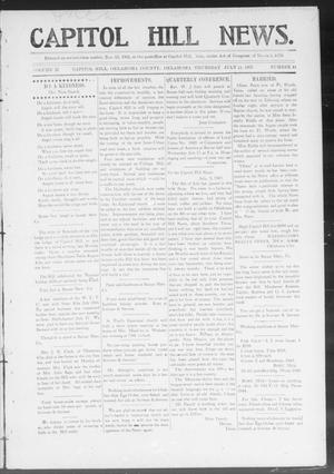 Capitol Hill News. (Capitol Hill, Okla.), Vol. 2, No. 45, Ed. 1 Thursday, July 11, 1907