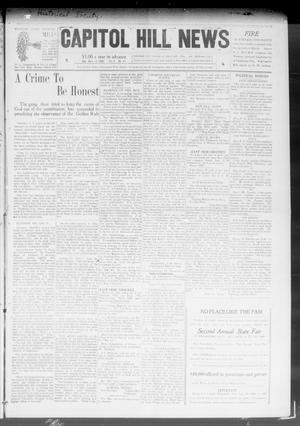 Capitol Hill News (Capitol Hill, Okla.), Vol. 3, No. 51, Ed. 1 Saturday, September 12, 1908