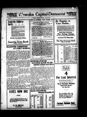 Wewoka Capital-Democrat (Wewoka, Okla.), Vol. 18, No. 23, Ed. 1 Thursday, June 13, 1918