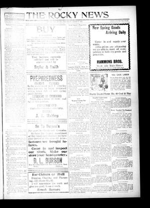 Primary view of object titled 'The Rocky News (Rocky, Okla.), Vol. 2, No. 20, Ed. 1 Thursday, April 27, 1916'.
