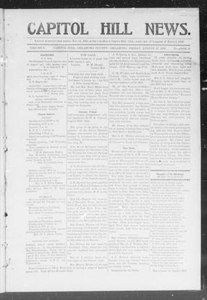 Capitol Hill News. (Capitol Hill, Okla.), Vol. 1, No. 50, Ed. 1 Friday, August 17, 1906