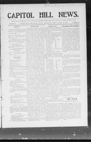 Capitol Hill News. (Capitol Hill, Okla.), Vol. 1, No. 33, Ed. 1 Friday, April 20, 1906