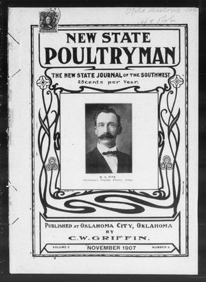 New State Poultryman (Oklahoma City, Okla.), Vol. 2, No. 4, Ed. 1 Friday, November 1, 1907