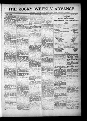 The Rocky Weekly Advance (Rocky, Okla.), Vol. 1, No. 35, Ed. 1 Thursday, December 20, 1906