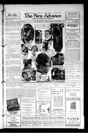 The New Advance (Oklahoma City, Okla.), Vol. 1, No. 9, Ed. 1 Friday, November 24, 1922