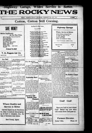 The Rocky News (Rocky, Okla.), Vol. 20, No. 17, Ed. 1 Thursday, October 23, 1924