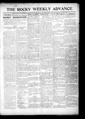 The Rocky Weekly Advance (Rocky, Okla.), Vol. 1, No. 40, Ed. 1 Thursday, January 24, 1907