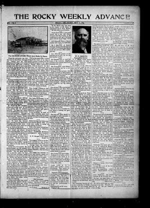 The Rocky Weekly Advance (Rocky, Okla.), Vol. 1, No. 4, Ed. 1 Thursday, May 17, 1906
