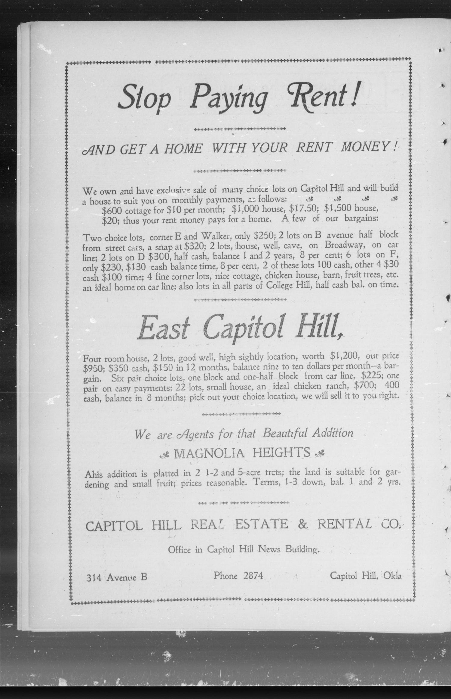 Capitol Hill News. (Capitol Hill, Okla.), Vol. 1, No. 42, Ed. 1 Friday, June 22, 1906
                                                
                                                    [Sequence #]: 8 of 12
                                                