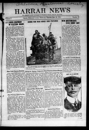 Harrah News (Harrah, Okla.), Vol. 5, No. 21, Ed. 1 Thursday, June 18, 1914