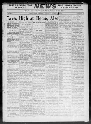 The Capitol Hill Weekly News The Oklahoma Fairdealer (Capitol Hill, Okla.), Vol. 5, No. 16, Ed. 1 Monday, January 3, 1910
