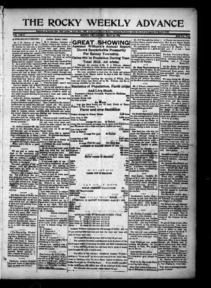 The Rocky Weekly Advance (Rocky, Okla.), Vol. 1, No. 5, Ed. 1 Thursday, May 24, 1906
