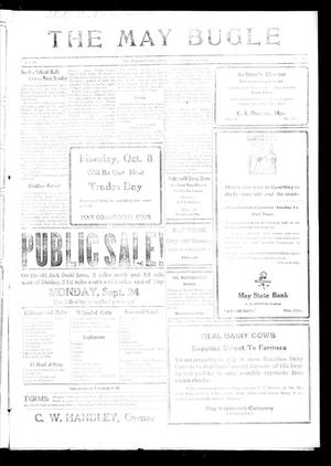 The May Bugle (May, Okla.), Vol. 19, No. 52, Ed. 1 Thursday, September 20, 1923