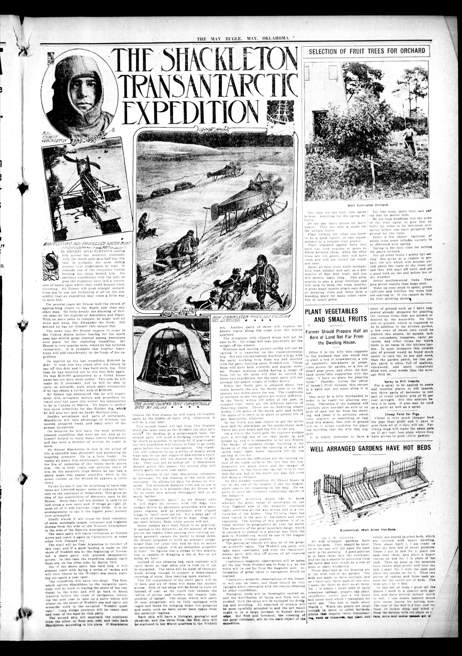 The May Bugle. (May, Okla.), Vol. 10, No. 2, Ed. 1 Thursday, March 26, 1914
                                                
                                                    [Sequence #]: 3 of 8
                                                