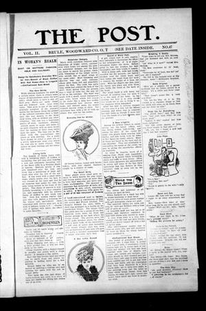 The Post. (Brule, Okla. Terr.), Vol. 2, No. 47, Ed. 1 Friday, May 10, 1907