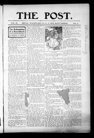 The Post. (Brule, Okla. Terr.), Vol. 2, No. 4, Ed. 1 Friday, June 29, 1906