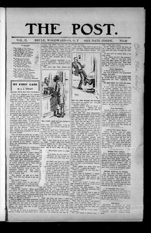 The Post. (Brule, Okla. Terr.), Vol. 2, No. 42, Ed. 1 Friday, April 5, 1907