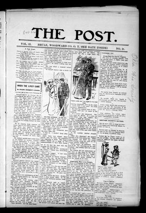 The Post. (Brule, Okla. Terr.), Vol. 2, No. 21, Ed. 1 Friday, October 26, 1906