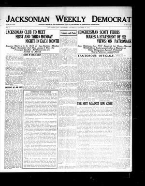 Jacksonian Weekly Democrat (Oklahoma City, Okla.), Vol. 1, No. 6, Ed. 1 Thursday, October 30, 1913