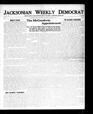 Jacksonian Weekly Democrat (Oklahoma City, Okla.), Vol. 1, No. 3, Ed. 1 Thursday, October 9, 1913