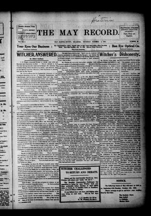 The May Record. (May, Okla.), Vol. 5, No. 30, Ed. 1 Thursday, October 5, 1916