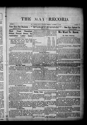 The May Record. (May, Okla.), Vol. 5, No. 37, Ed. 1 Thursday, November 30, 1916