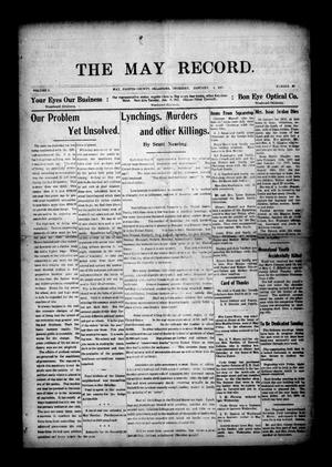 The May Record. (May, Okla.), Vol. 5, No. 42, Ed. 1 Thursday, January 4, 1917