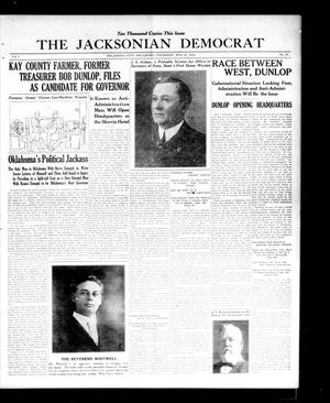 Primary view of object titled 'The Jacksonian Democrat (Oklahoma City, Okla.), Vol. 1, No. 25, Ed. 1 Thursday, May 21, 1914'.