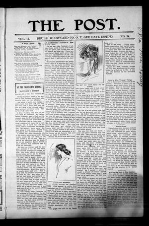 The Post. (Brule, Okla. Terr.), Vol. 2, No. 34, Ed. 1 Friday, January 25, 1907