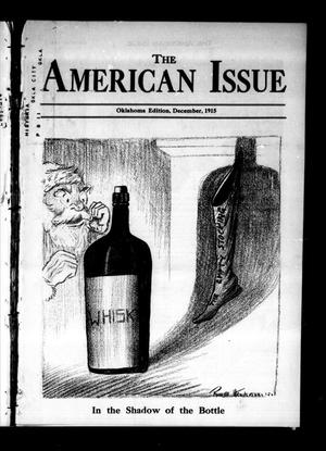 Primary view of object titled 'The American Issue (Oklahoma City, Okla.), Vol. 11, No. 12, Ed. 1 Wednesday, December 1, 1915'.