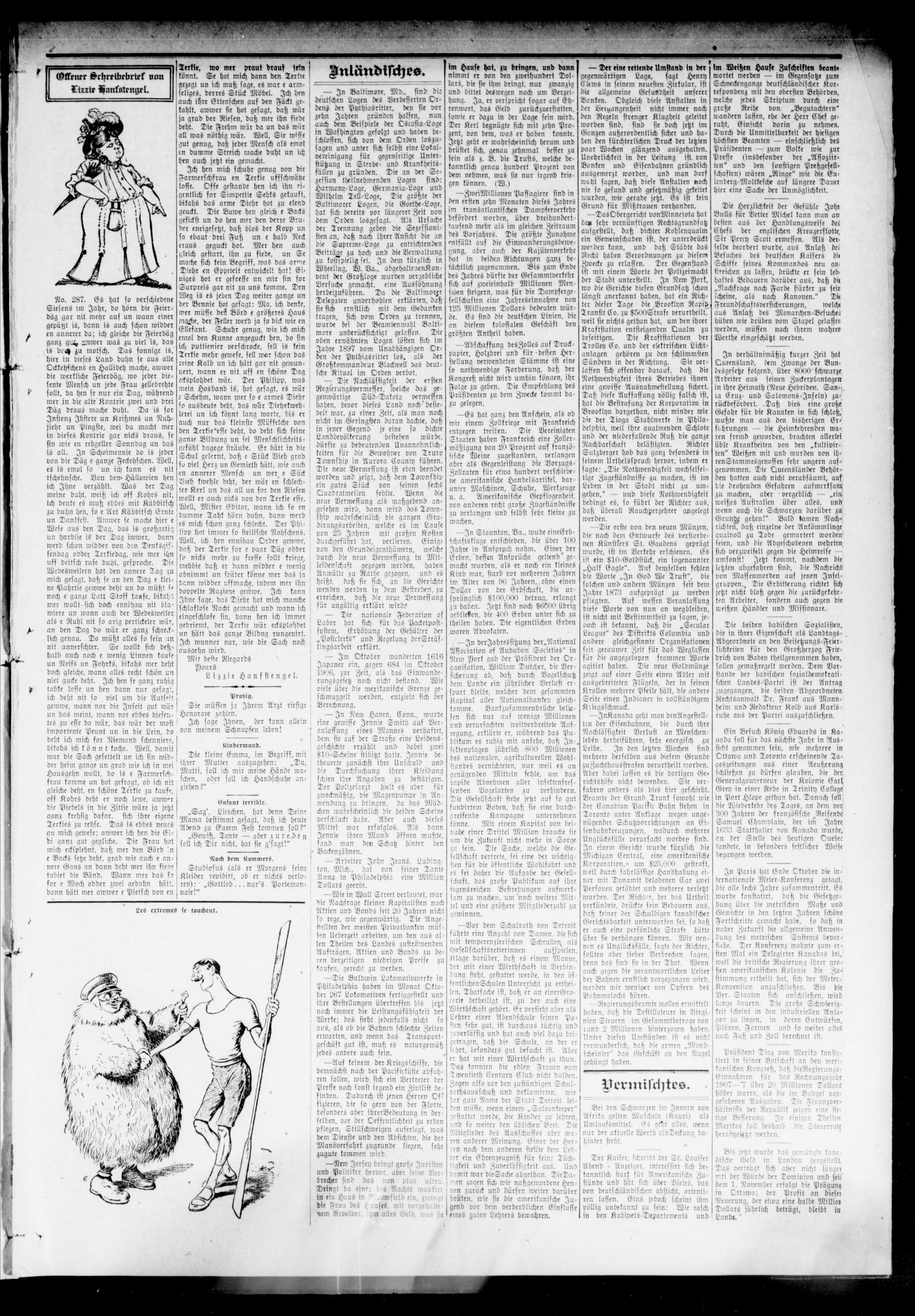 Oklahoma Volksblatt. (Oklahoma City, Okla.), Vol. 14, No. 42, Ed. 1 Thursday, January 2, 1908
                                                
                                                    [Sequence #]: 7 of 8
                                                