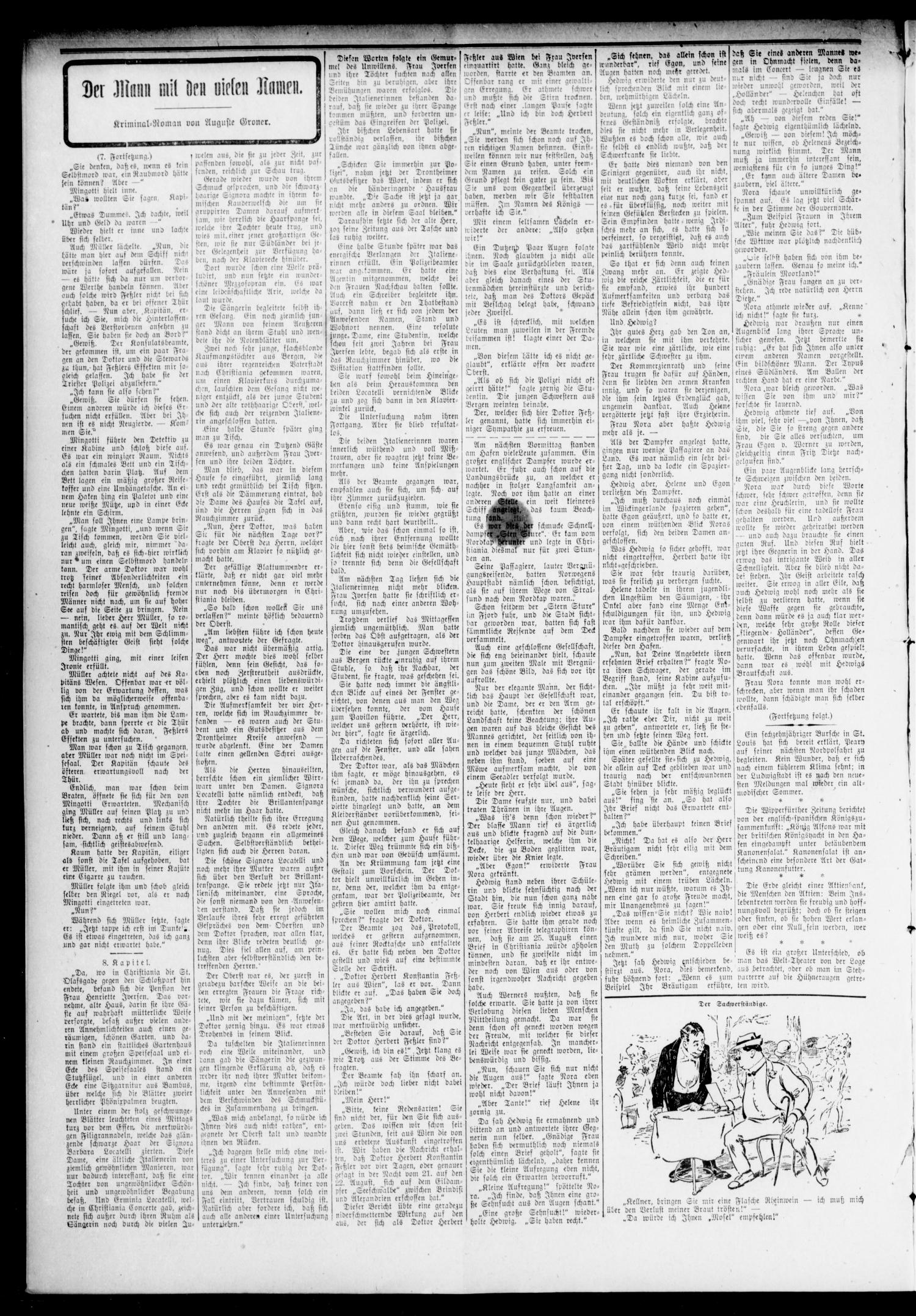 Oklahoma Volksblatt. (Oklahoma City, Okla.), Vol. 14, No. 23, Ed. 1 Thursday, August 22, 1907
                                                
                                                    [Sequence #]: 2 of 8
                                                
