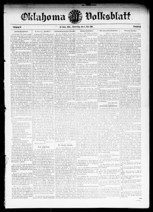 Oklahoma Volksblatt. (El Reno, Okla.), Vol. 16, No. 8, Ed. 1 Thursday, May 6, 1909