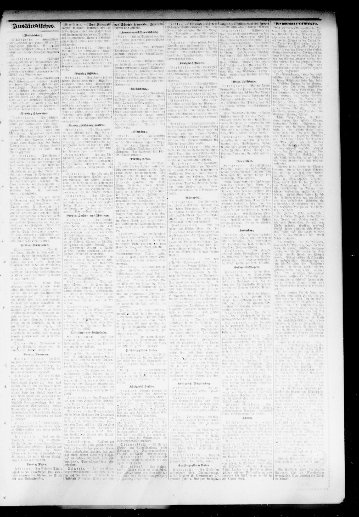Oklahoma Volksblatt. (Oklahoma City, Okla.), Vol. 12, No. 46, Ed. 1 Friday, February 2, 1906
                                                
                                                    [Sequence #]: 3 of 8
                                                
