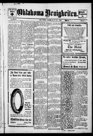 Oklahoma Neuigkeiten. (Perry, Okla.), Vol. 18, No. 7, Ed. 1 Thursday, June 12, 1919