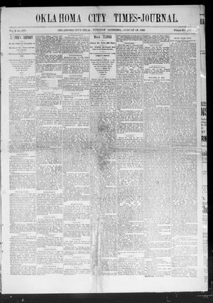 Oklahoma City Times-Journal (Oklahoma City, Okla.), Vol. 2, No. 275, Ed. 1 Tuesday, August 18, 1891