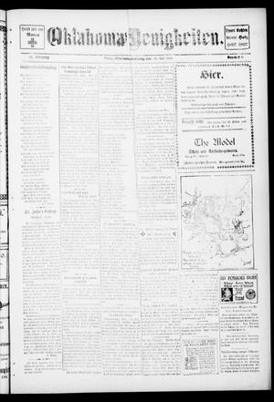 Oklahoma Neuigkeiten. (Perry, Okla.), Vol. 17, No. 6, Ed. 1 Thursday, May 30, 1918