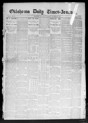 Primary view of object titled 'Oklahoma Daily Times--Journal. (Oklahoma City, Okla.), Vol. 5, No. 158, Ed. 1 Saturday, November 21, 1891'.