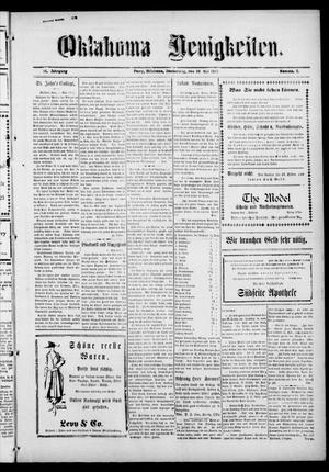 Oklahoma Neuigkeiten. (Perry, Okla.), Vol. 16, No. 2, Ed. 1 Thursday, May 10, 1917