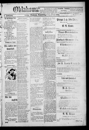 Oklahoma Neuigkeiten. (Perry, Okla.), Vol. 4, No. 46, Ed. 1 Thursday, March 8, 1906